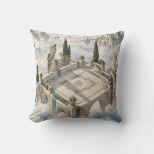 Coussin Terrasse de jardin flottant Compas Pavage