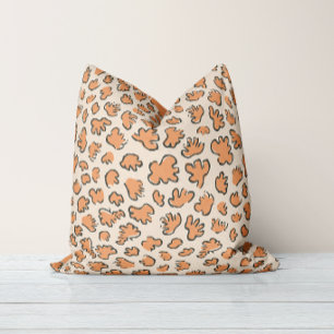 Coussin Terrazzo biologique et rayure de maison de campagn
