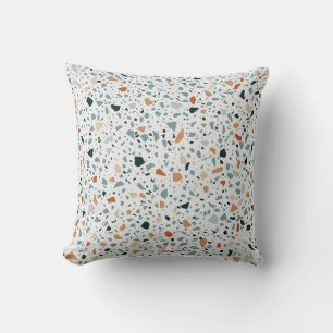 Coussin Terrazzo sol marbre sans soudure patter artisanal