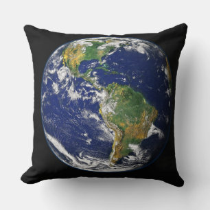 Coussin Terre Amérique du Nord Amérique du Sud Globe