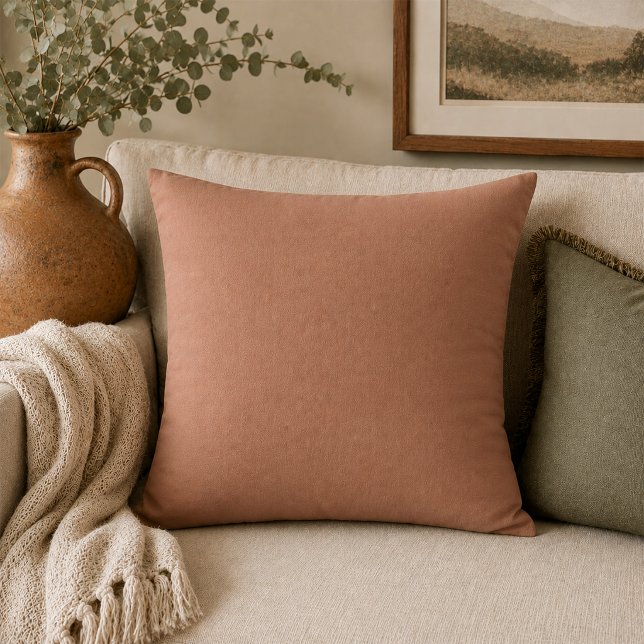 Coussin Terre cuite poussiéreuse  (Créateur téléchargé)