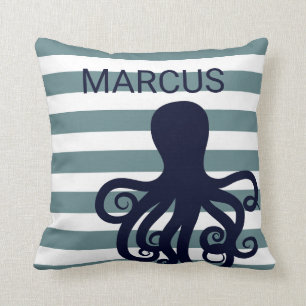 Coussin Terre de mer de pieuvre Mer Nautique Océan Nourrit