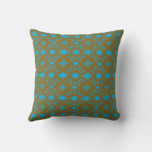 Coussin Terre et ciel ombré art abstrait géométrique