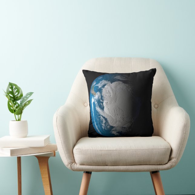 Coussin Terre Pleine Montrant Des Nuages Simulés Sur L'Ant (Chaise)