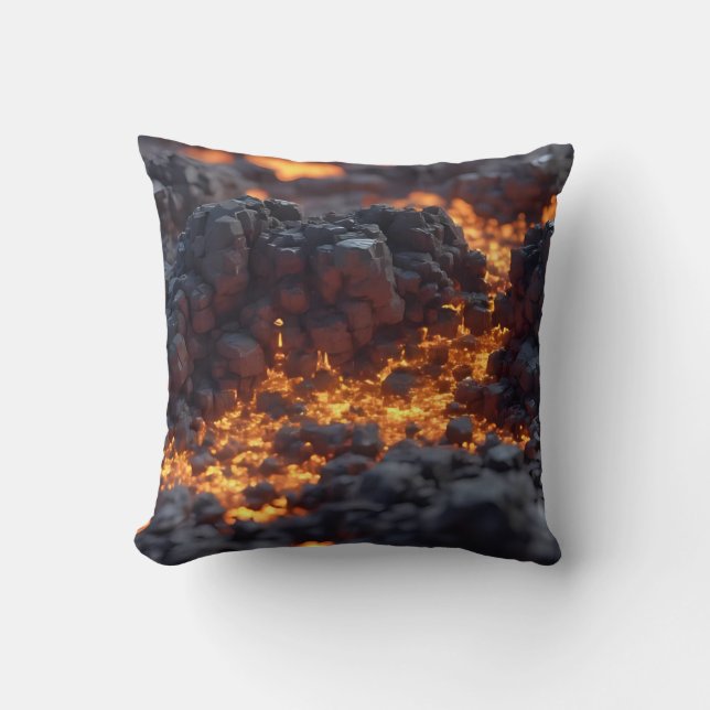 Coussin Terres de lave (Recto)