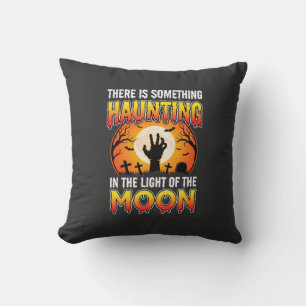 Coussin Terreur de la Lune de Cimetière d'Halloween