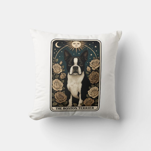 Coussin Terrier de Boston (Recto)