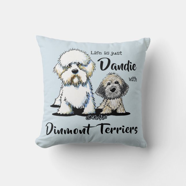 Coussin Terriers de Dandie Dinmont (Recto)