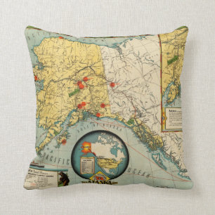 Coussin Territoire de l'Alaska