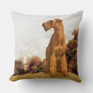 Coussin Terrrier Irlandais Bord de Mer