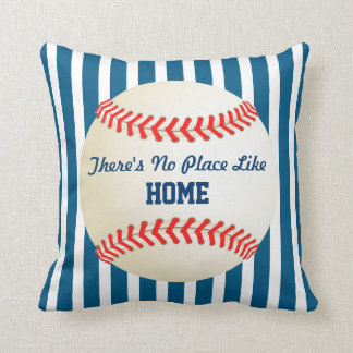 Coussin Test maison de base-ball aucun endroit comme la