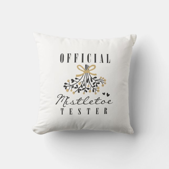 Coussin Testeur officiel Mistletoe (Recto)