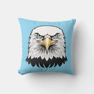 Coussin Tête d'aigle américain