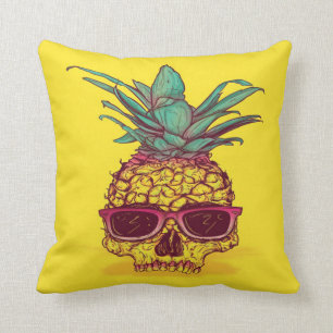 Coussin Tête de crâne d'ananas