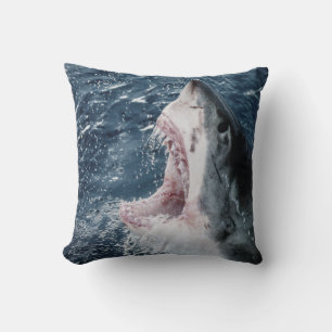 Coussin Tête de grand requin blanc