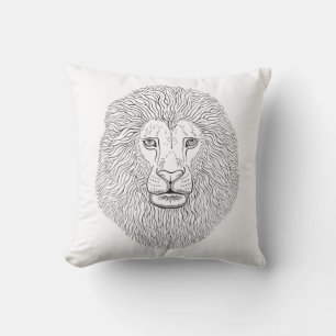 Coussin Tête de lion
