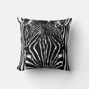 Coussin Tête de zèbre