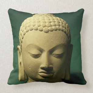 Coussin Tête du Bouddha, Sarnath (grès)