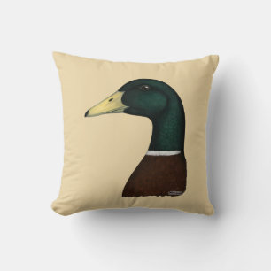 Coussin Tête Mallard Drake
