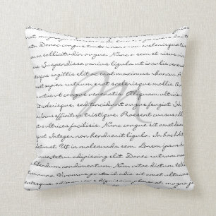 Coussin Texte fait sur commande élégant