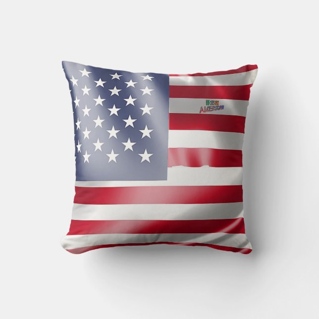 Coussin Texte irlandais-américain pour Throw-Cushion (Recto)
