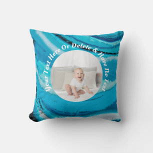 Coussin Texte personnalisé / Photos sur pierre de marbre b