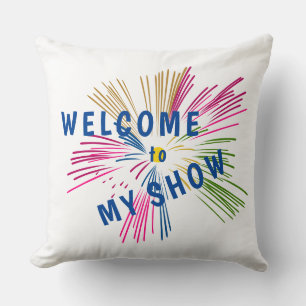 Coussin Textes sur Fireworks