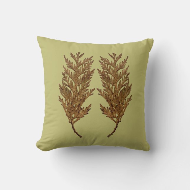 Coussin Textural Treasures of Winter on a Pillow - D3 (Recto)