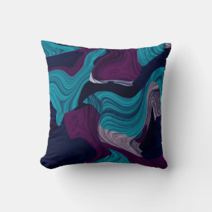 Coussin Texture Abstraite de marbre