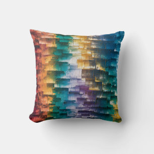 Coussin Texture Abstraite vive