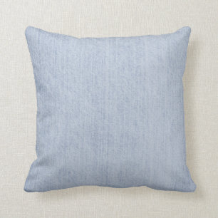 Coussin Texture bleu-clair de tissu de Chenille