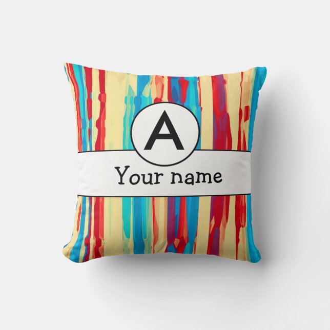 Coussin Texture d'aquarelles (Recto)
