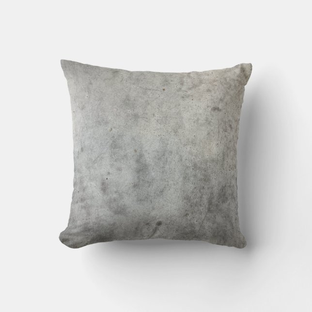Coussin texture de béton motif de ciment fond minimal (Recto)