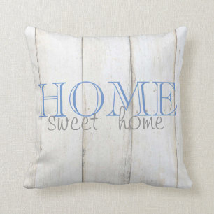 Coussin Texture de bois adorable, Maison douce maison