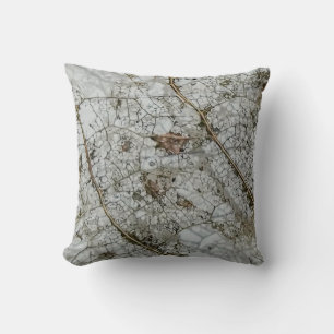 Coussin Texture de closeup de feuilles délicates