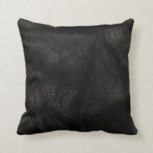 Coussin Texture de cuir réaliste