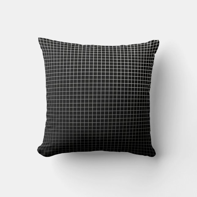 Coussin Texture de Fil Métallique (Recto)