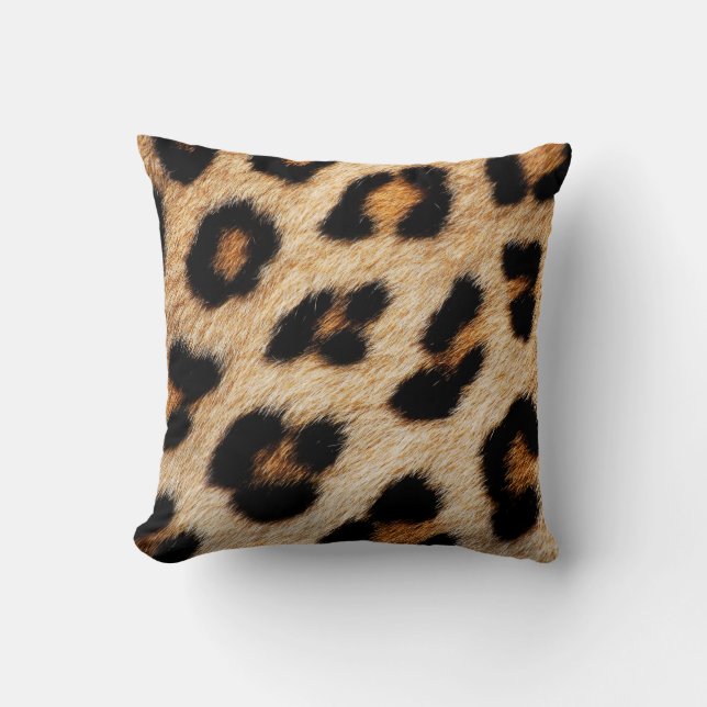 Coussin Texture de la peau d'animal nature, peau, motif, a (Recto)