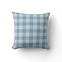 Texture de lin à carreaux de Buffalo gingham bleu