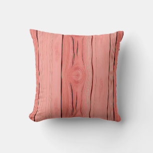 Coussin Texture de maison de ferme rustique en grain de bo