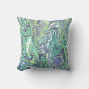 Coussin Texture de marbre Motif mûre