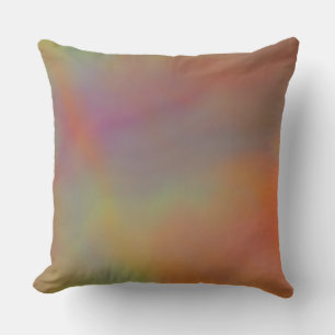 Coussin Texture de marbre rose et orange