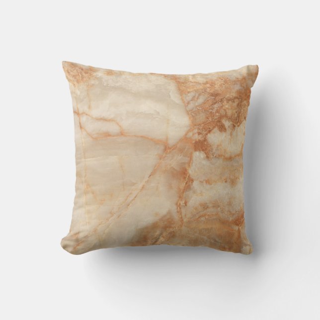 Coussin Texture de pierre beige (Recto)