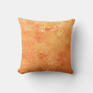 Coussin texture de plaque de fer rouillé, blanc, brun, co