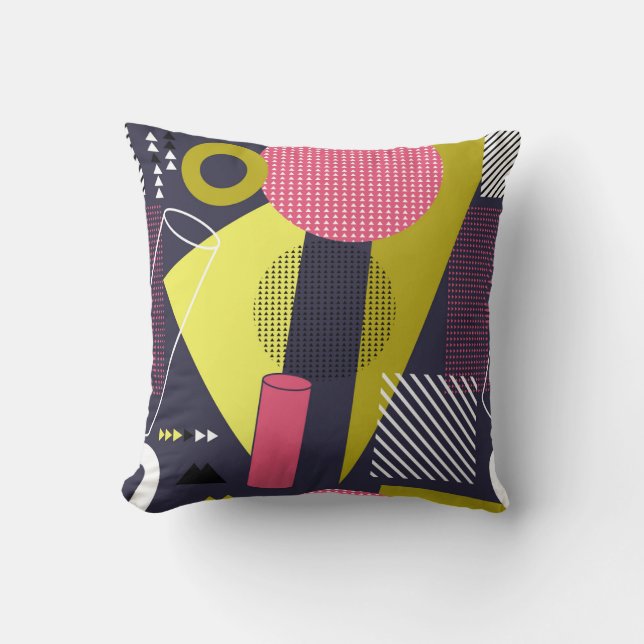 Coussin Texture de style rétro, design motif. art, abstrai (Recto)