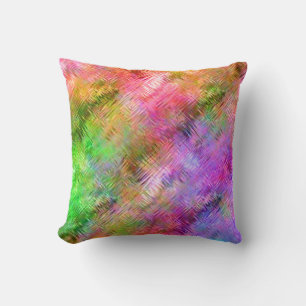 Coussin Texture de verre opale colorée