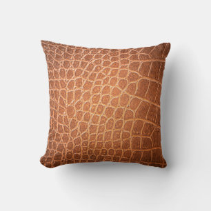 Coussin texture en cuir Brown pour arrière - plan