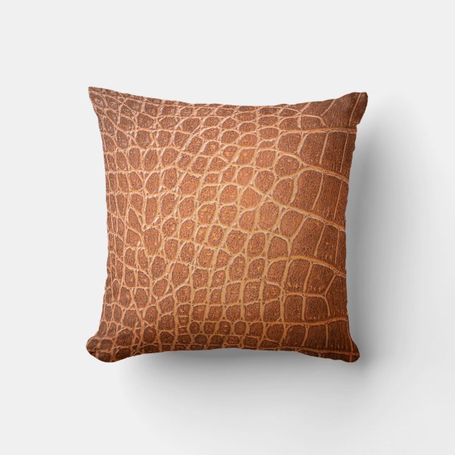 Coussin texture en cuir Brown pour arrière - plan (Recto)