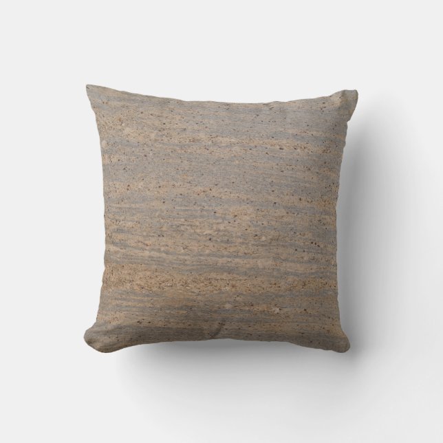 Coussin texturé en marbre à dos solide (Recto)