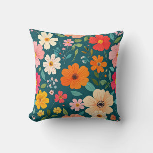 Coussin texture florale